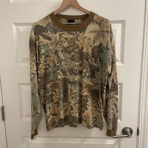 Vintage Camouflage Long Sleeve Shirt